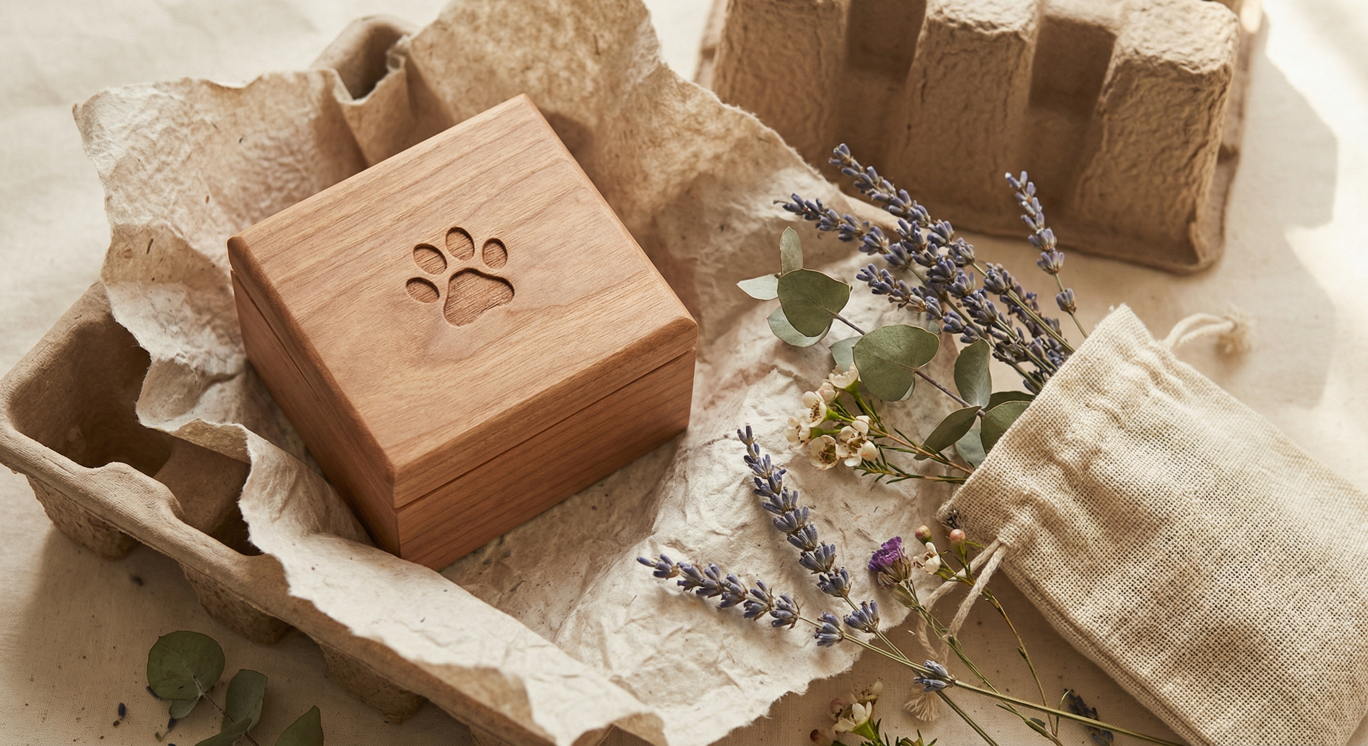 Bærekraftige materialer og et håndlaget minneprodukt